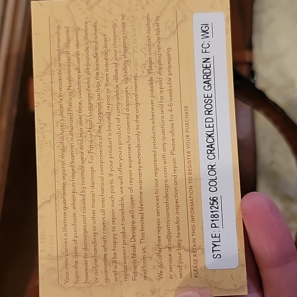 Patricia Nash | Crackled Rose Garden Purse - Picture 16 of 16